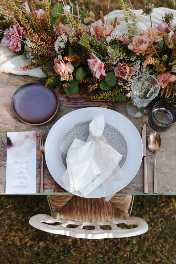 Romantic boho fall Apulia elopement Inspiration