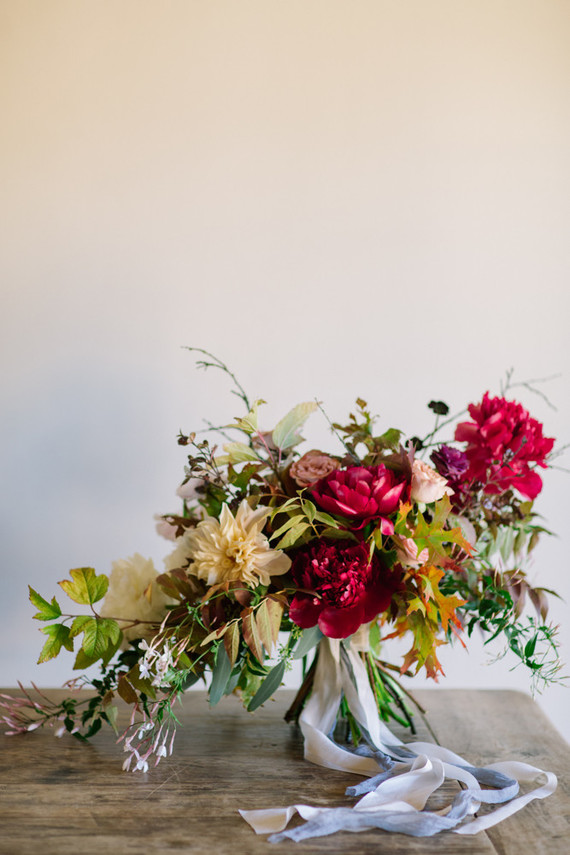 fall bridal bouquet