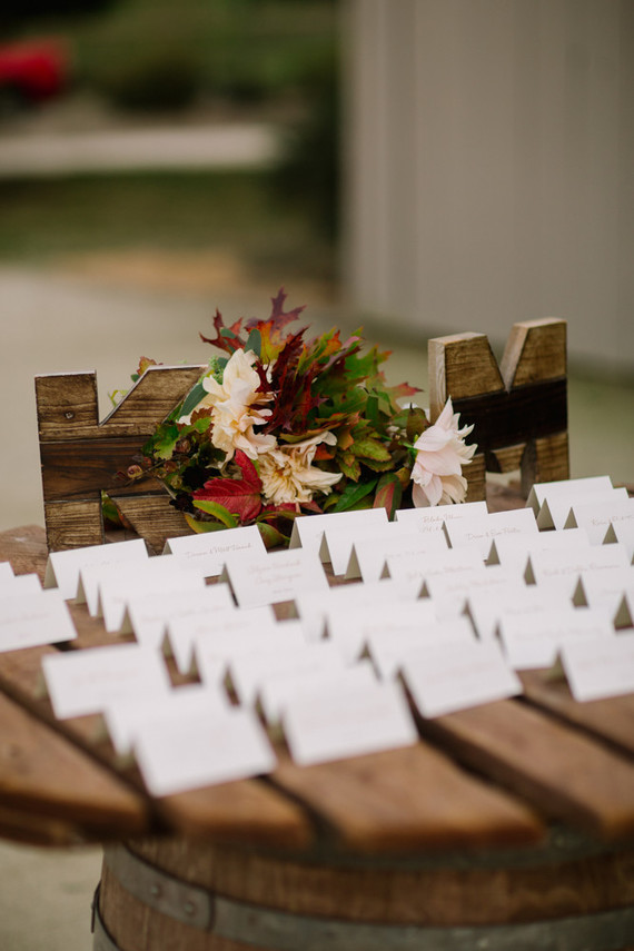 Rustic fall forest wedding at Santa Lucia Preserve in Carmel