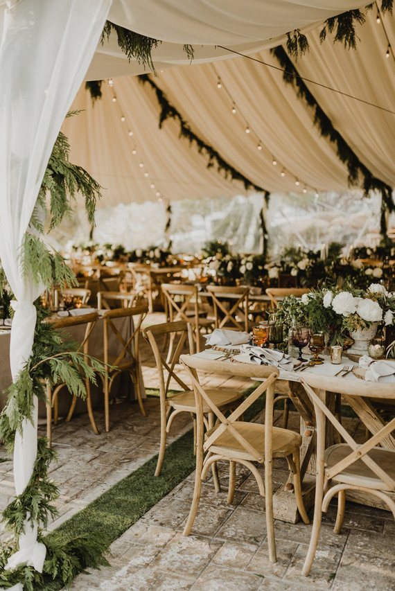 Rustic winter wedding in Oak Glen, CA