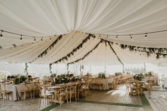 Rustic winter wedding in Oak Glen, CA