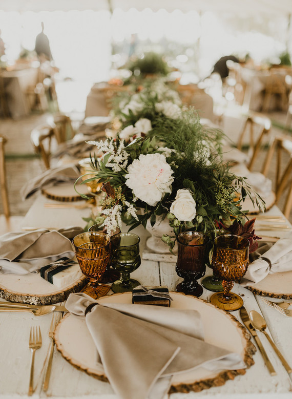 Rustic winter wedding in Oak Glen, CA