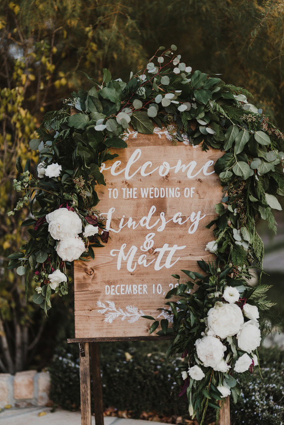 Rustic winter wedding in Oak Glen, CA