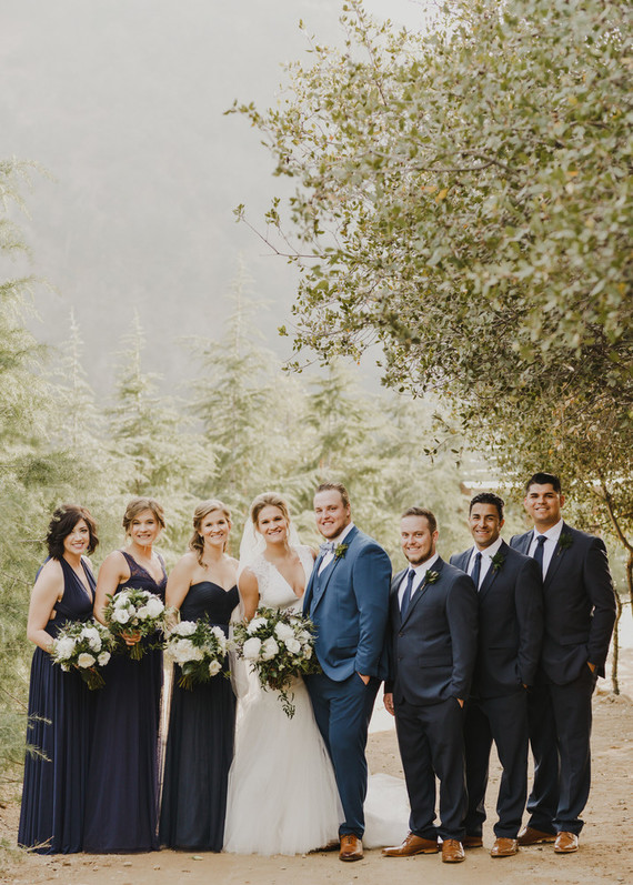 Rustic winter wedding in Oak Glen, CA