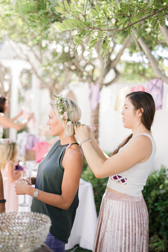 Pink pumpkin baby shower