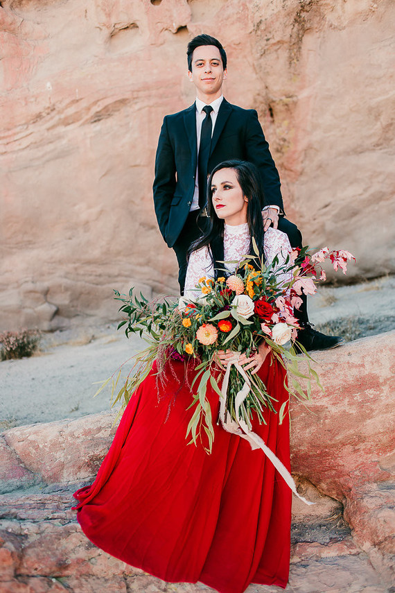 Dia de los Muertos inspired anniversary shoot