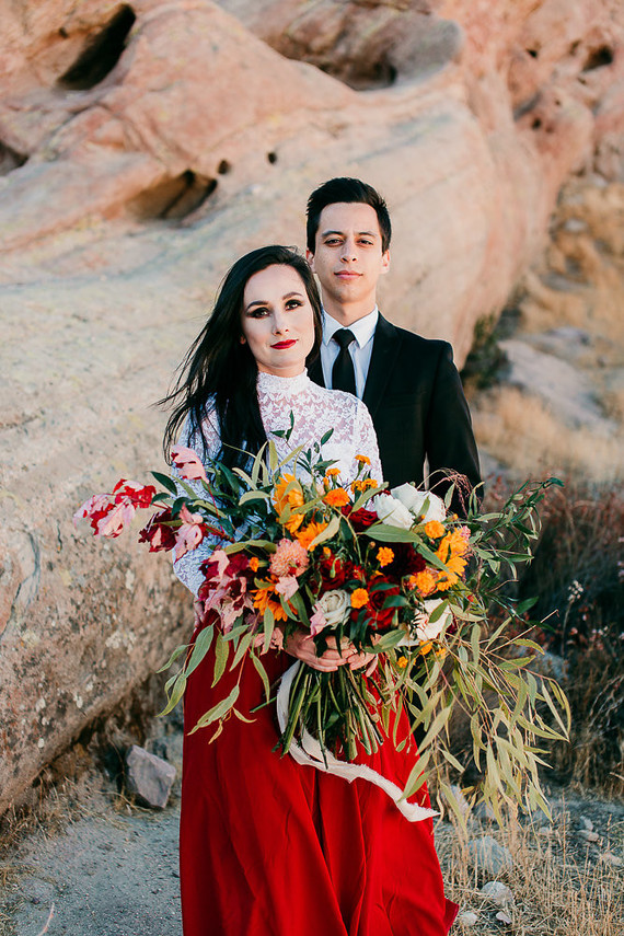 Dia de los Muertos inspired anniversary shoot