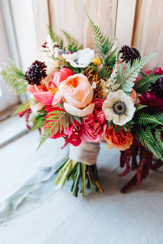 Colorful summer bouquet