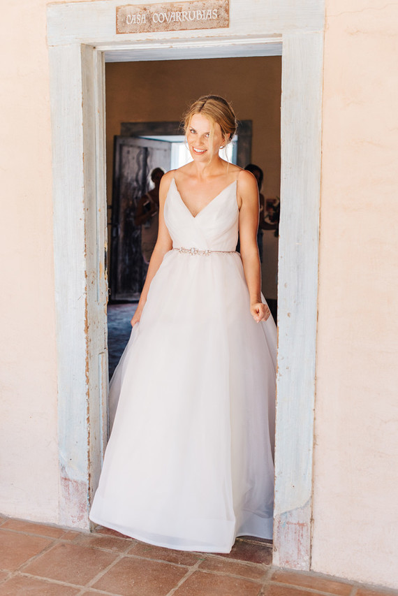 Colorful wedding at the Santa Barbara Historical Museum