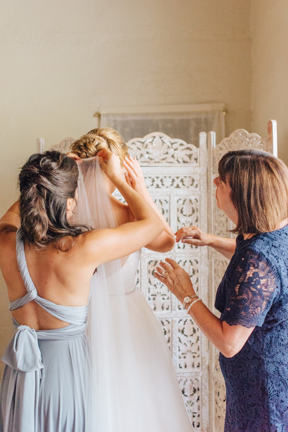 Colorful wedding at the Santa Barbara Historical Museum