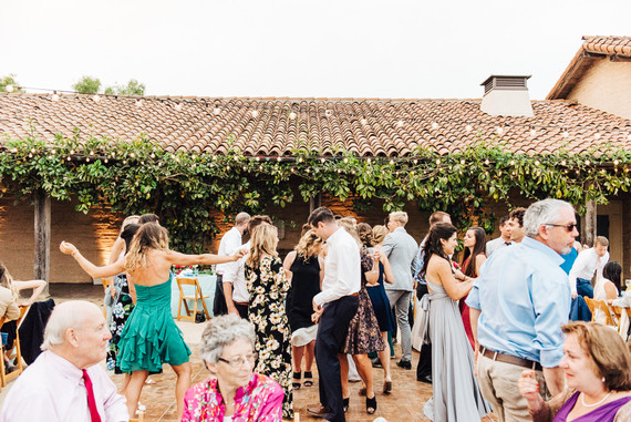 Colorful wedding at the Santa Barbara Historical Museum
