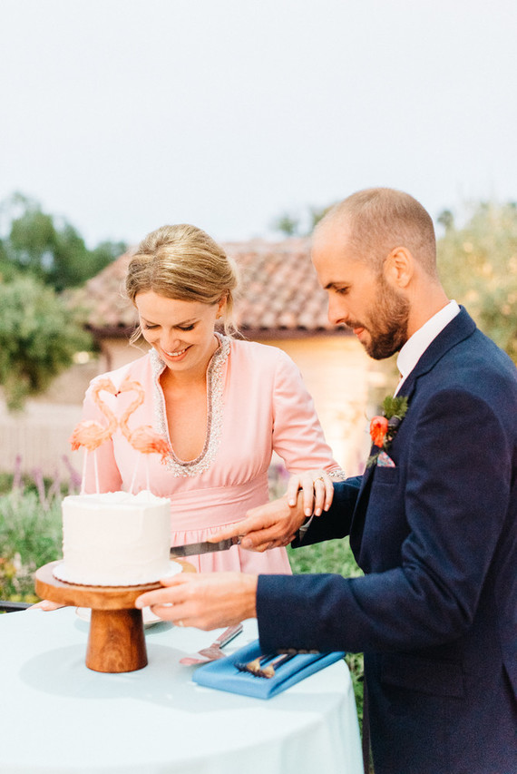 Colorful wedding at the Santa Barbara Historical Museum