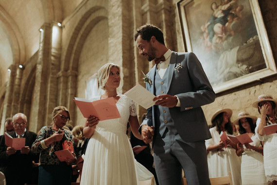 Authenic festive farm wedding in Provence