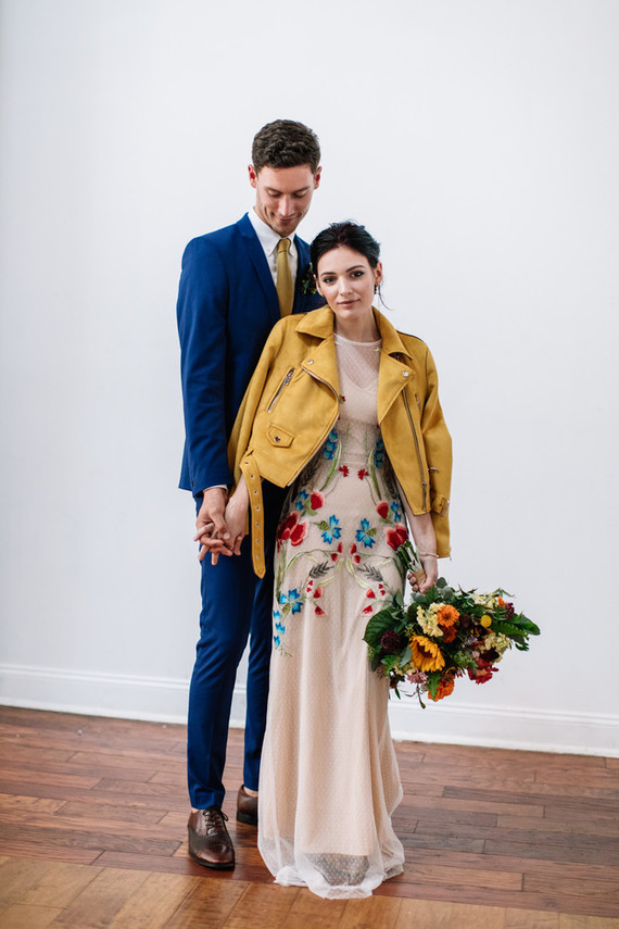 Bright whimsical engagement photos in Philadelphia
