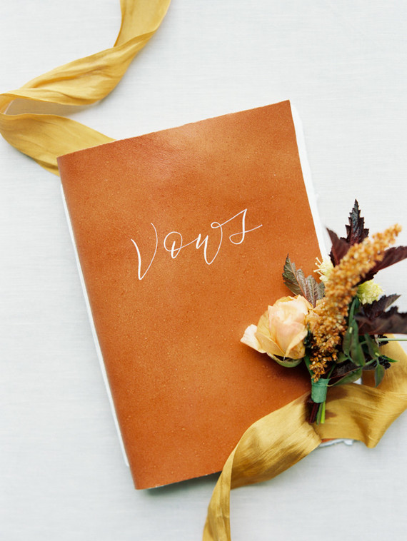Elegant fall wedding invitations by Leyco Lettering