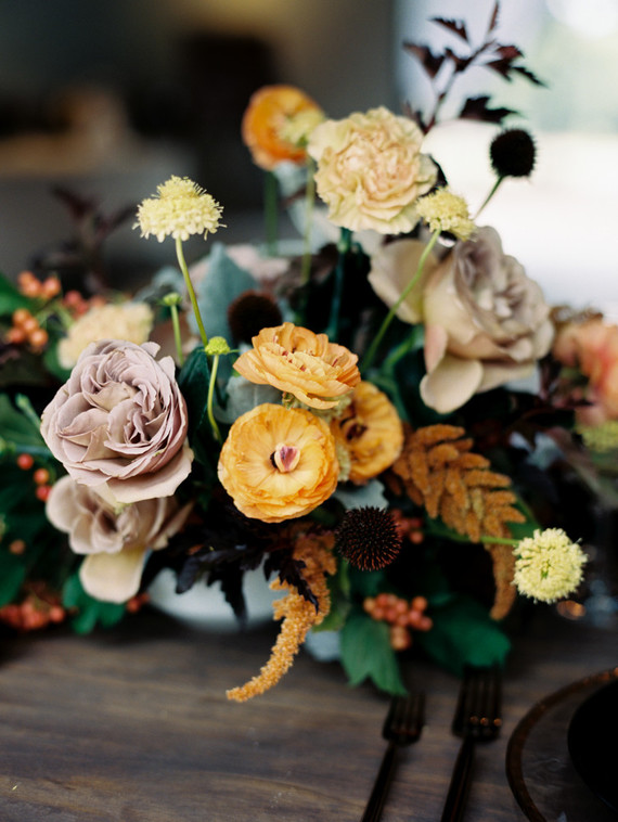 Elegant modern fall wedding ideas at The Forge in Dallas Inspiration