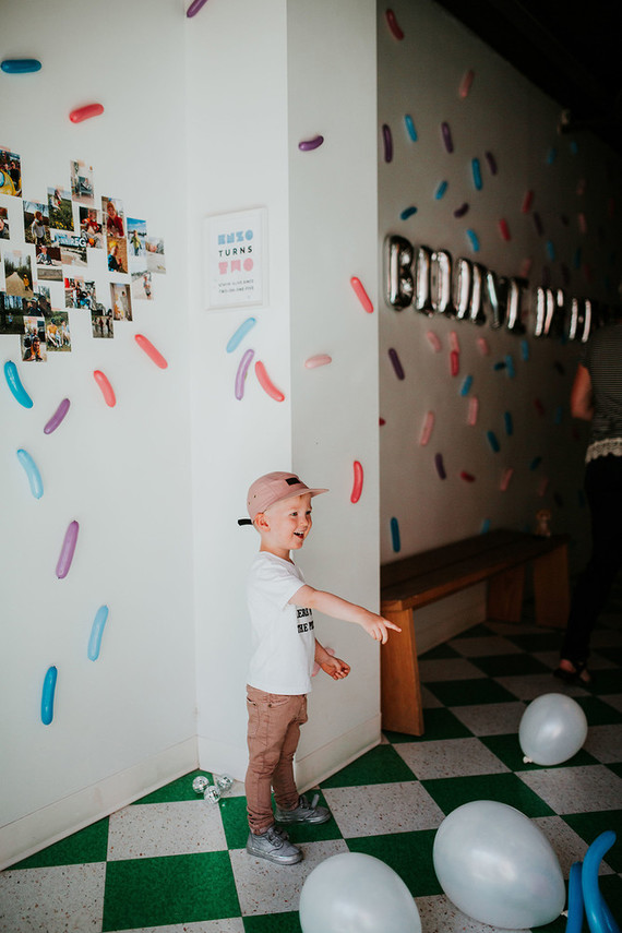 Disco pizza party second birthday