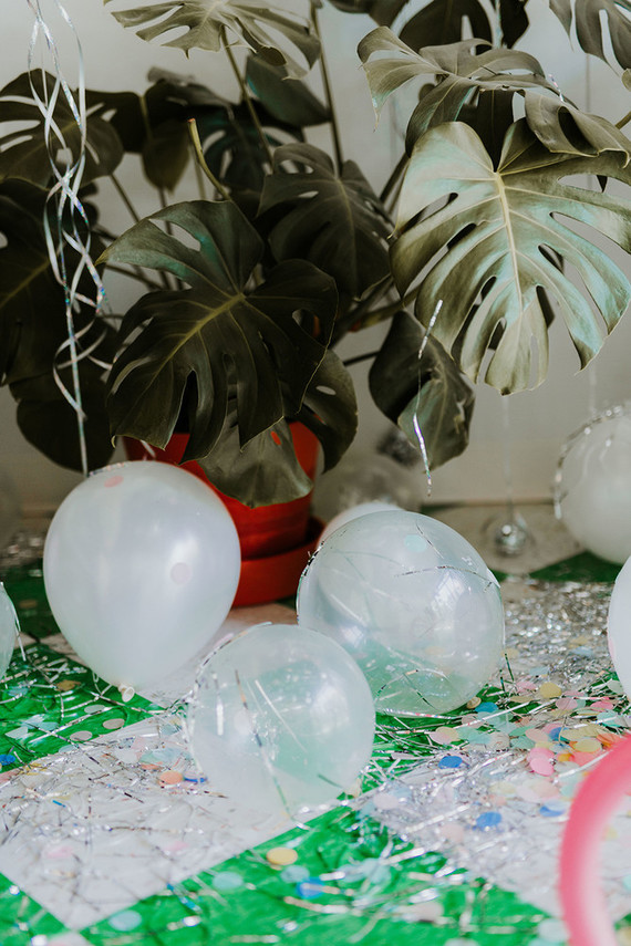 Disco pizza party second birthday