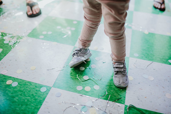 Disco pizza party second birthday