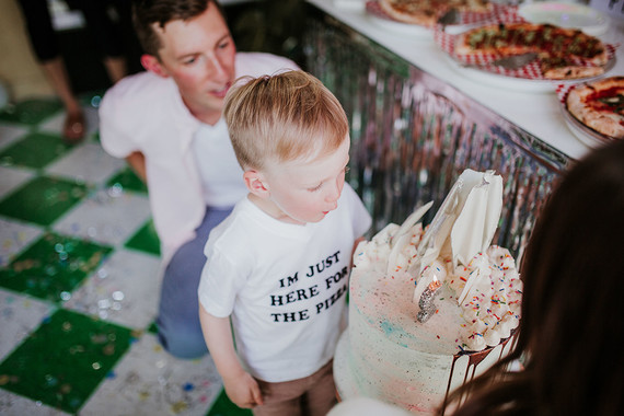 Disco pizza party second birthday