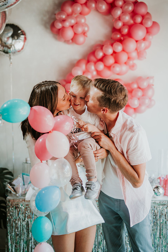 Disco pizza party second birthday