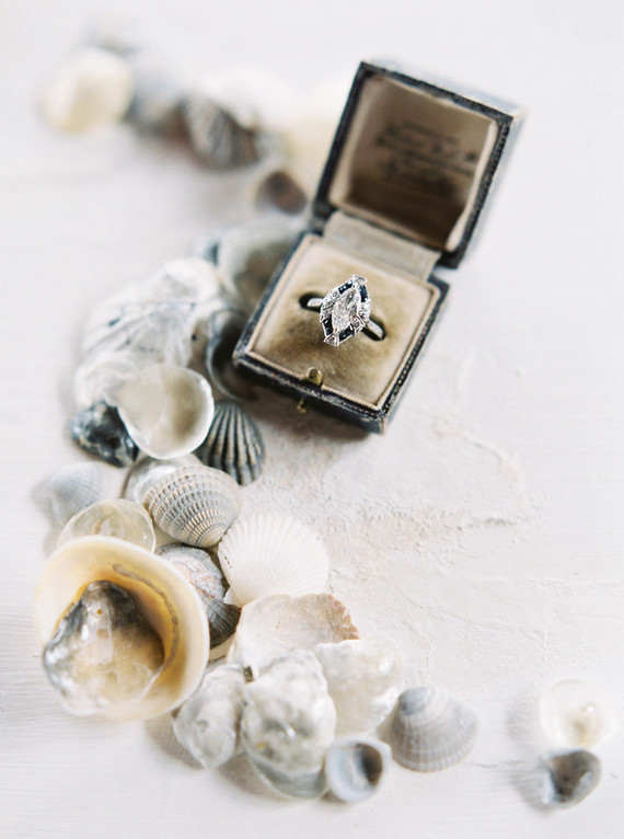 seaside inspired engagement ring