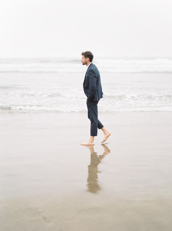 pastel seaside wedding inspiration on the Oregon Coast