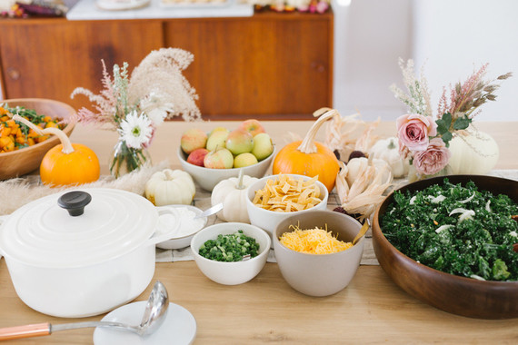 Feminine fall Moon themed 1st birthday party on 100 Layer Cakelet