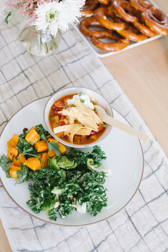 Feminine fall Moon themed 1st birthday party on 100 Layer Cakelet