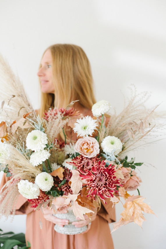 Feminine fall Moon themed 1st birthday party on 100 Layer Cakelet