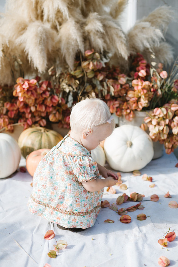 Feminine fall Moon themed 1st birthday party on 100 Layer Cakelet
