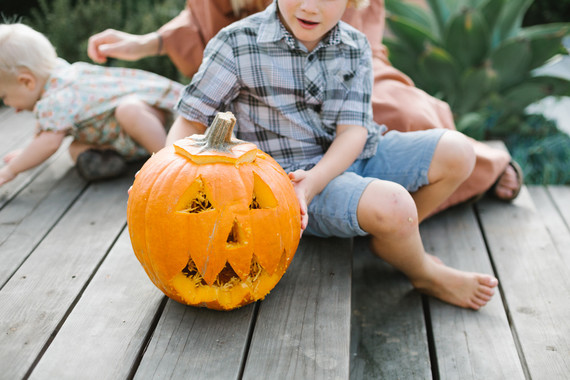 Feminine fall Moon themed 1st birthday party on 100 Layer Cakelet
