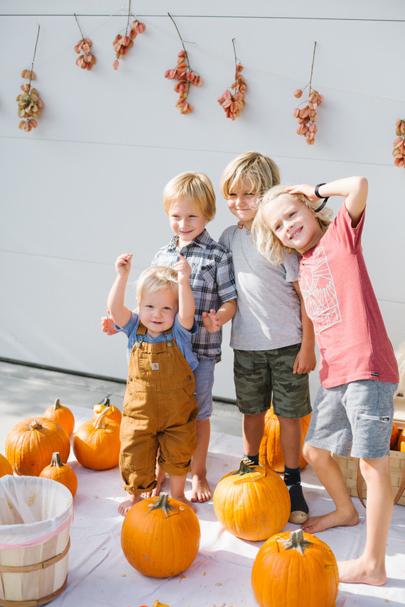 Feminine fall Moon themed 1st birthday party on 100 Layer Cakelet
