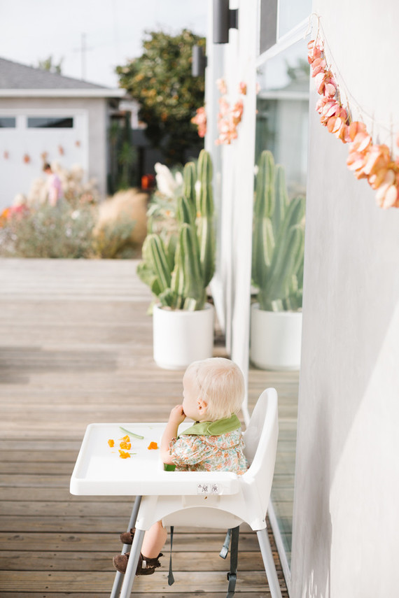 Feminine fall Moon themed 1st birthday party on 100 Layer Cakelet