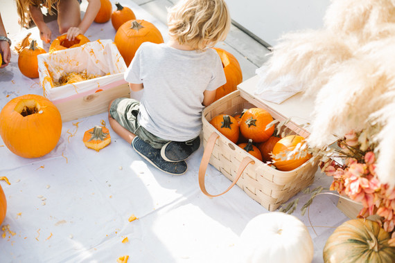 Feminine fall Moon themed 1st birthday party on 100 Layer Cakelet
