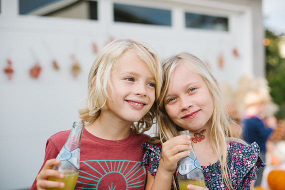 Feminine fall Moon themed 1st birthday party on 100 Layer Cakelet