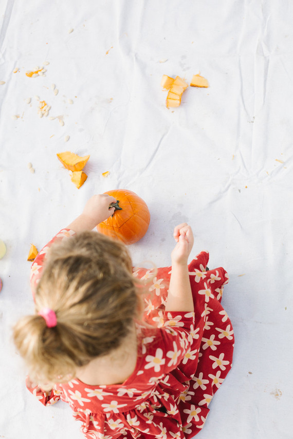 Feminine fall Moon themed 1st birthday party on 100 Layer Cakelet