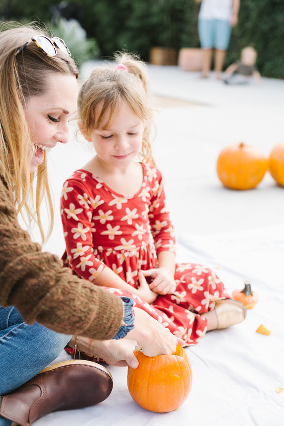 Feminine fall Moon themed 1st birthday party on 100 Layer Cakelet