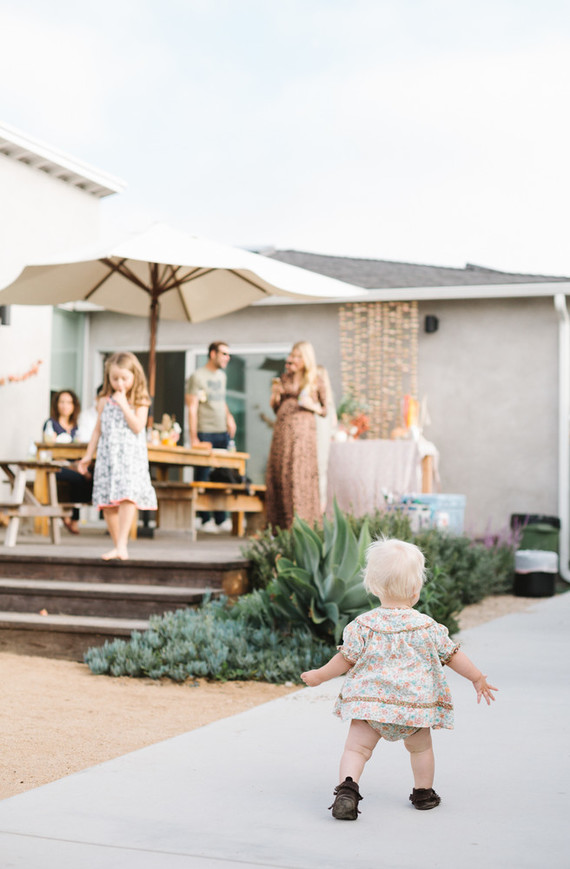 Feminine fall Moon themed 1st birthday party on 100 Layer Cakelet