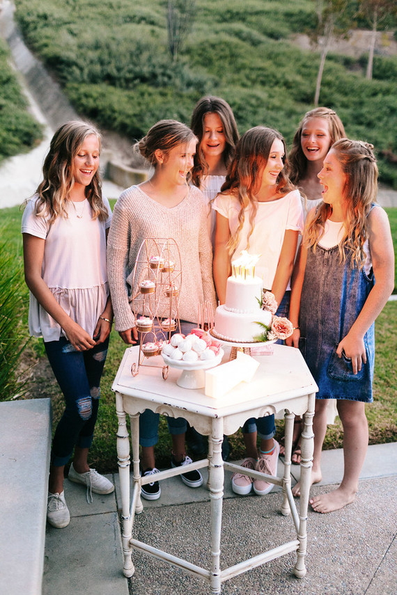 Unique feminine girlfriends 13th birthday party