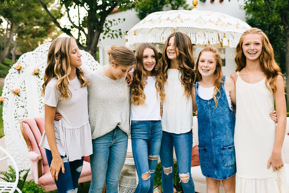 Unique feminine girlfriends 13th birthday party