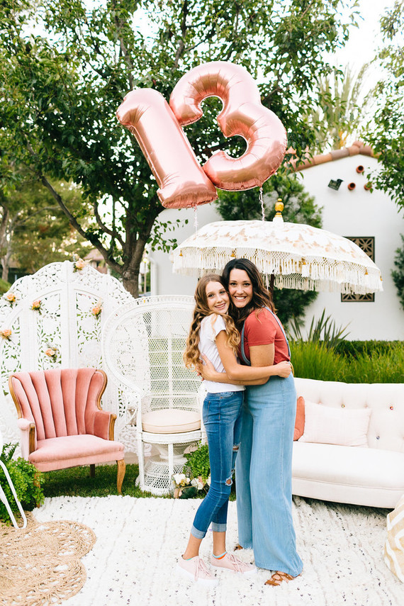 Unique feminine girlfriends 13th birthday party