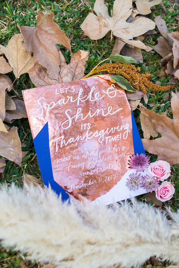 Friendsgiving themed girl's party