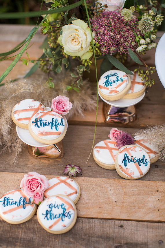Friendsgiving themed girl's party Inspiration