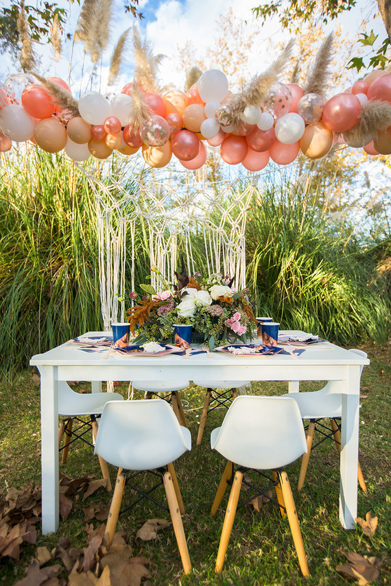 Friendsgiving themed girl's party