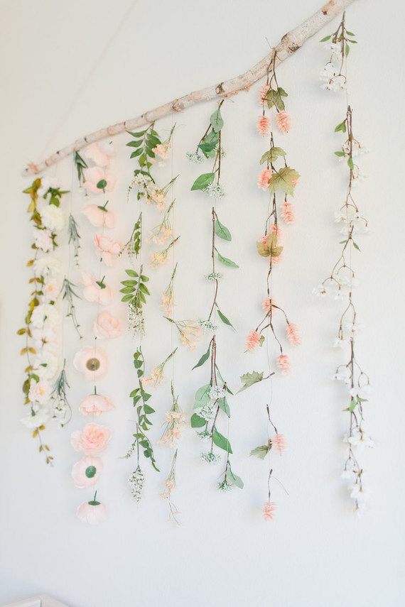 Floral boho girl's nursery Inspiration