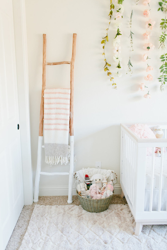 Floral boho girl's nursery