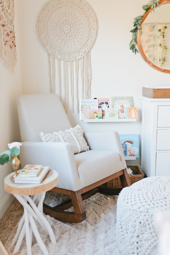 Floral boho girl's nursery