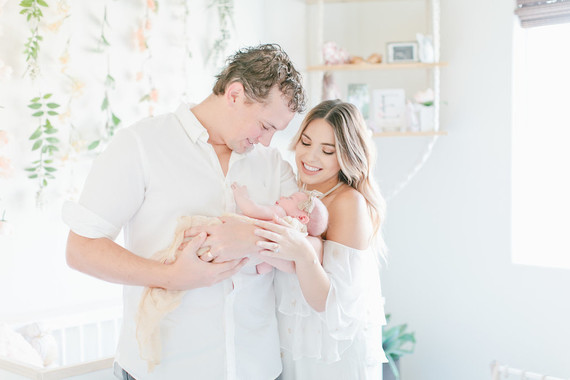 Floral boho girl's nursery