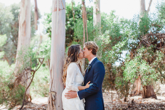 modern macrame backyard wedding in Oceanside Inspiration